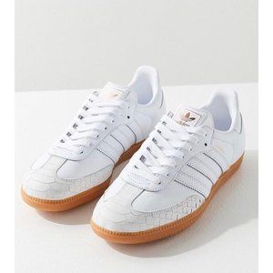 Adidas Original Samba white/gum/gold 8